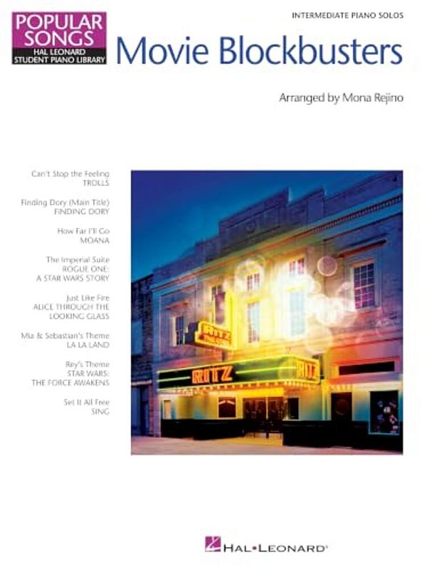 Movie Blockbusters - Popular Songs Series: 8 Great Arrangements For Intermediate Piano Solo-..