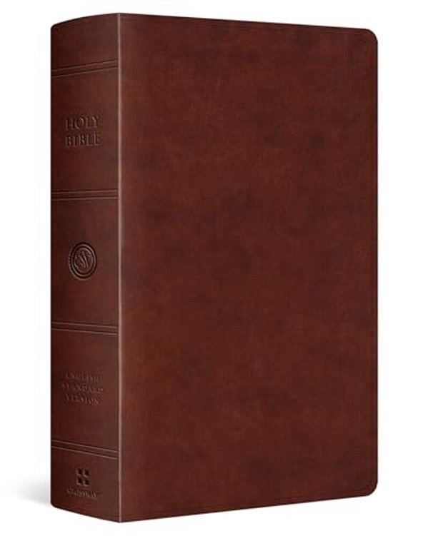 Esv Giant Print Personal Size Bible, Red Letter (Trutone, Chestnut)-..