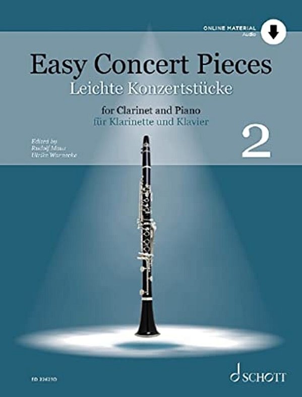 Easy Concert Pieces, Volume 2 - 22 Pieces From 4 Centuries Book With Audio Online-..
