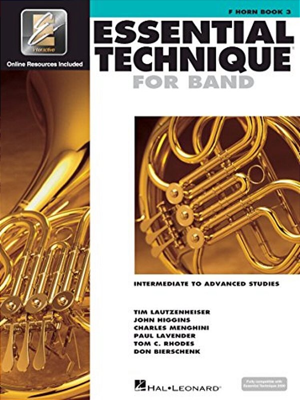 Essential Technique For Band With Eei - Intermediate To Advanced Studies: F Horn (Book/Online Media)-..
