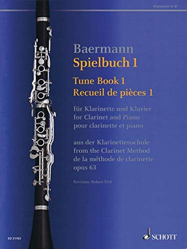 Tune Book 1, Op. 63: Concert Pieces From The Clarinet Method - Clarinet And Piano-..