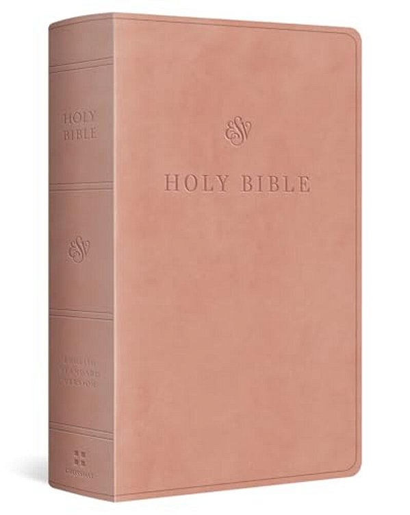 Esv Giant Print Personal Size Bible, Red Letter (Trutone, Blush Rose)-..