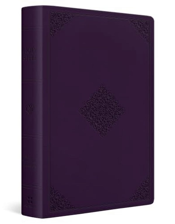 Esv Giant Print Personal Size Bible, Red Letter (Trutone, Lavender, Ornament Design)-..