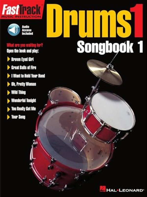 Fasttrack Drums Songbook 1 - Level 1 Book/Online Audio-..