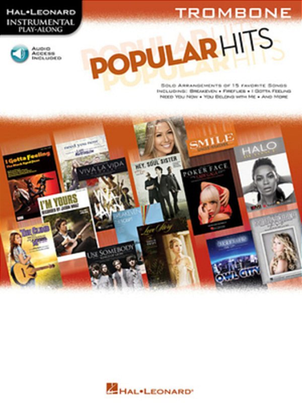 Popular Hits: Instrumental Play-Along For Trombone-..