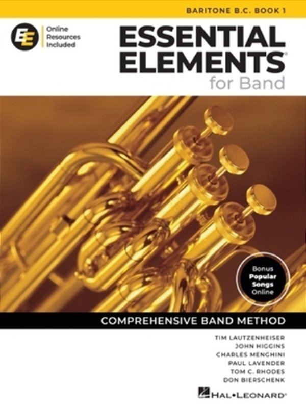 Essential Elements For Band - Baritone B. C. Book 1 With Eei Online Resources Baritone B. C Method Songbook And Sheet Music For School Band Students And-..