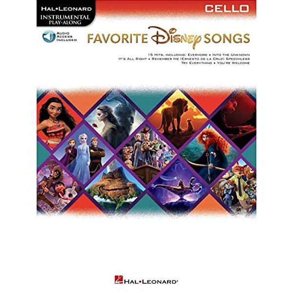 Favorite Disney Songs: Instrumental Play-Along For Cello-..