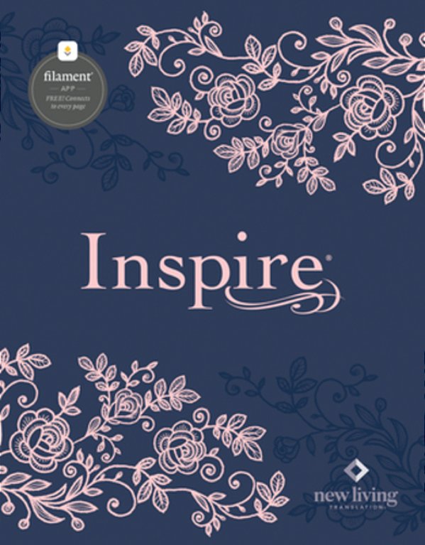 Inspire Bible Nlt, Filament Enabled (Hardcover Leatherlike, Navy)-..