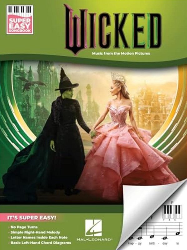 Wicked - Music From The Motion Pictures - Super Easy Songbook For Piano-..