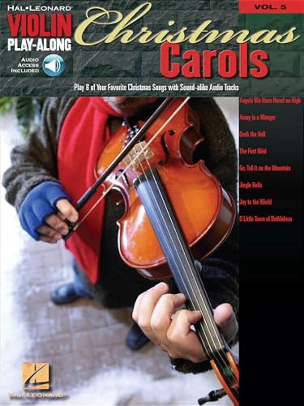 Christmas Carols - Violin Play-Along Volume 5 Book/Online Audio-..