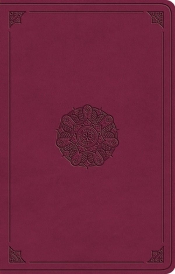 Esv Premium Gift Bible (Trutone, Raspberry, Emblem Design)-..