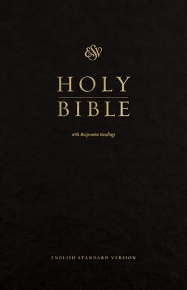 Esv Pew Bible With Responsive Readings (Hardcover, Black)-..
