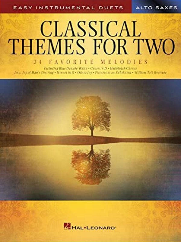 Classical Themes For Two Alto Saxophones: Easy Instrumental Duets-..