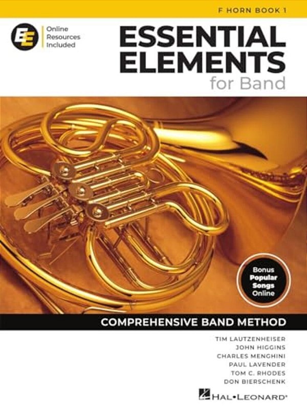 Essential Elements For Band F Horn Book 1 With Eei Online Resources French Horn Method Songbook And Sheet Music For School Band Students And Teachers-..