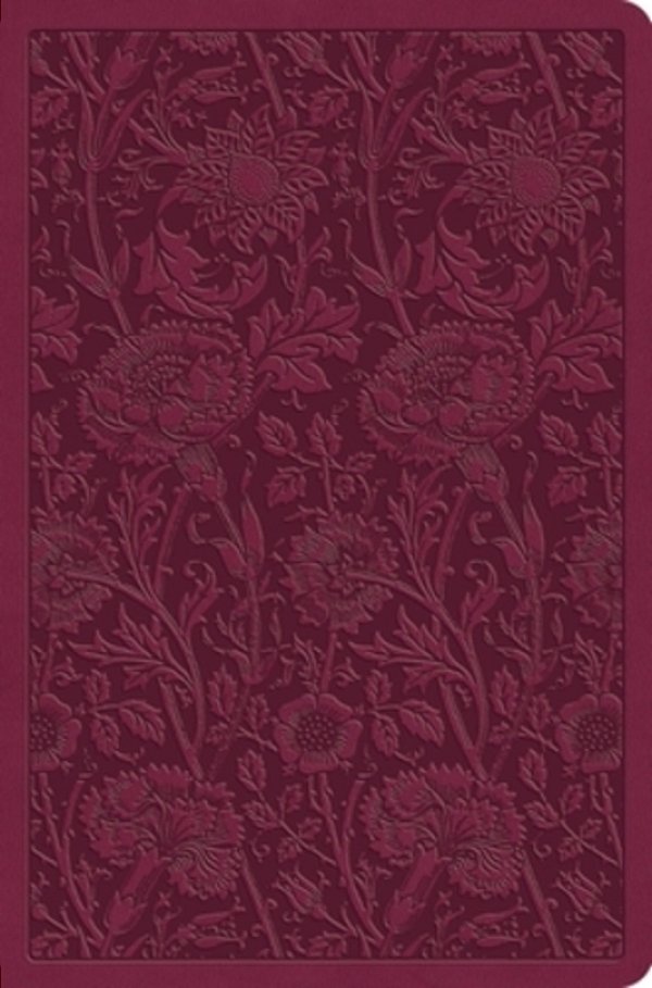 Esv Value Compact Bible (Trutone, Raspberry, Floral Design)-..