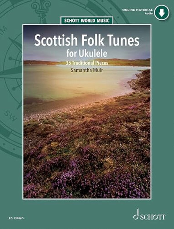 Scottish Folk Tunes For Ukulele: 35 Traditional Pieces - For Violin Book/Audio Online-..