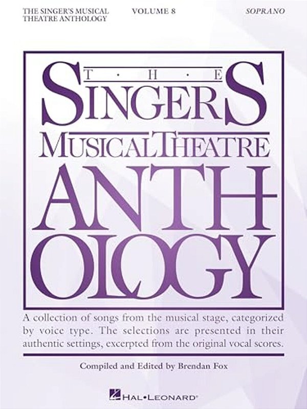 Singer's Musical Theatre Anthology - Volume 8: Soprano Book Vocal Collection Sheet Music With Piano Accompaniment Broadway Musical Songs From Waitress-..