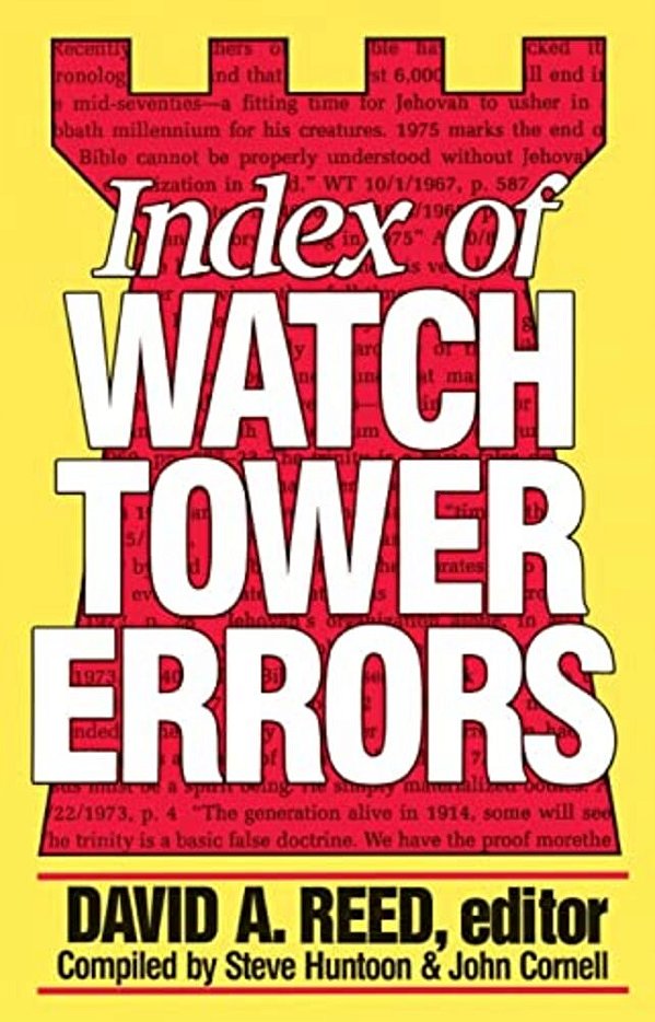 Index Of Watchtower Errors 1879 To 1989-..