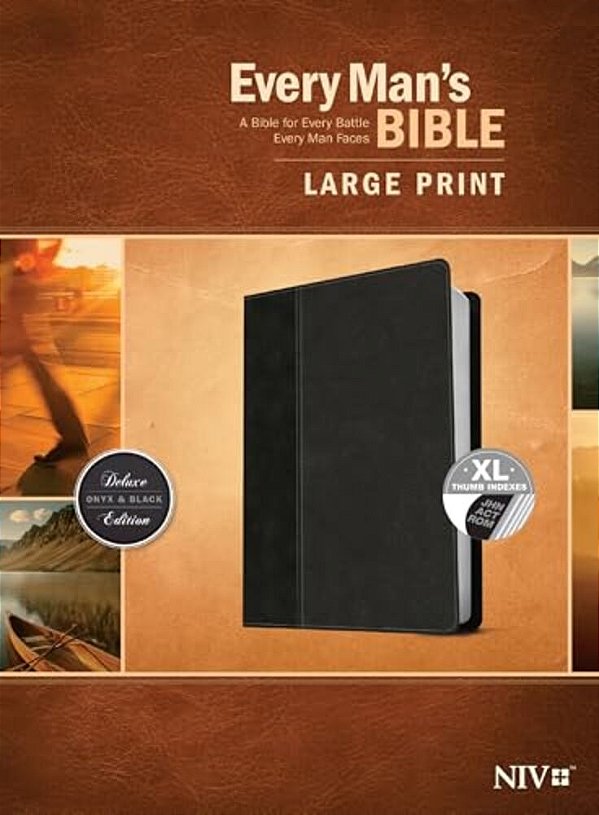 Every Man's Bible Niv, Large Print, Tutone-..