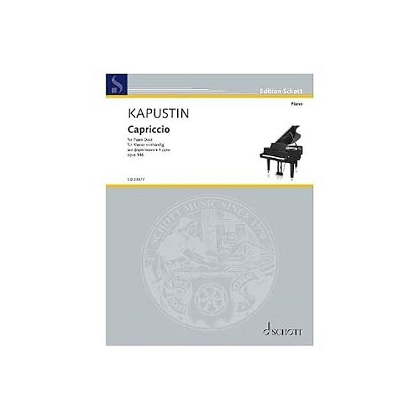 Kapustin: Capriccio Op. 146 For Piano 4 Hands-..
