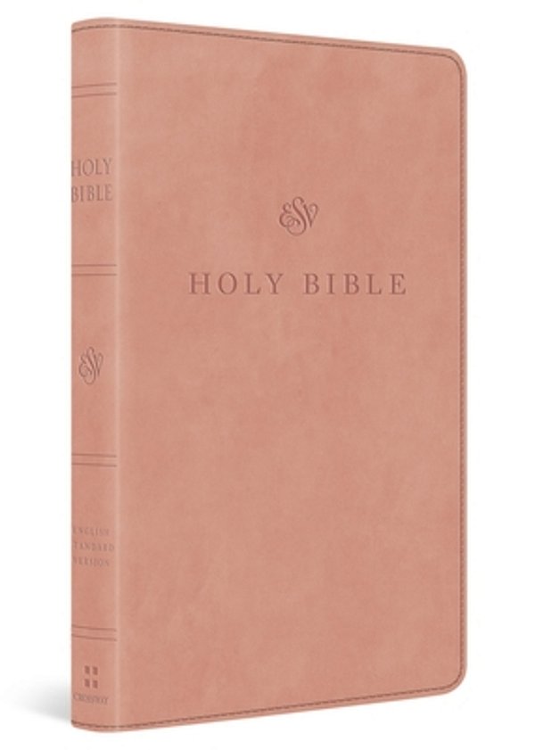 Esv Premium Church Bible, Large Print (Trutone, Blush Rose)-..