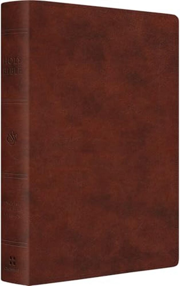 Esv Giant Print Personal Size Bible (Trutone, Chestnut)-..
