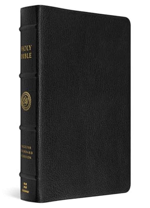 Esv Heirloom Bible, Alpha: Personal Size Edition (Goatskin, Black)-..