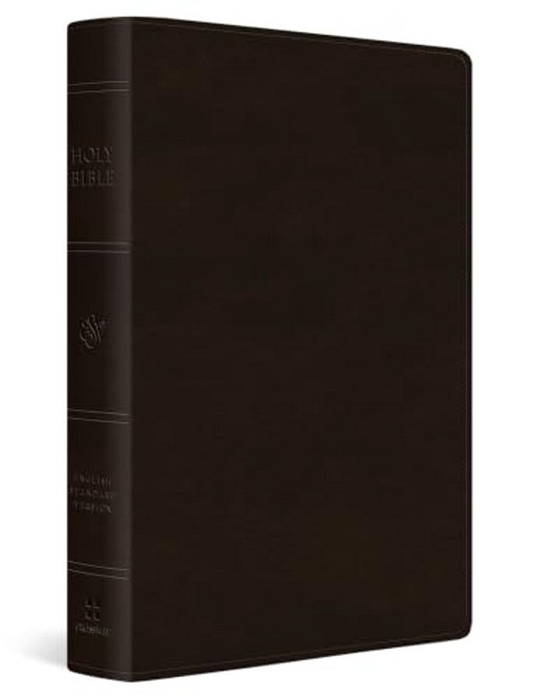 Esv Giant Print Thinline Bible, Red Letter (Trutone, Deep Brown)-..