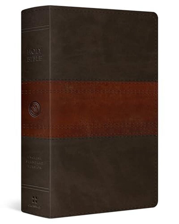 Esv Giant Print Personal Size Bible, Red Letter (Trutone, Forest/Tan, Trail Design)-..