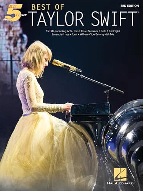 Best Of Taylor Swift - 15 Hits Arranged For Five-Finger Piano-..