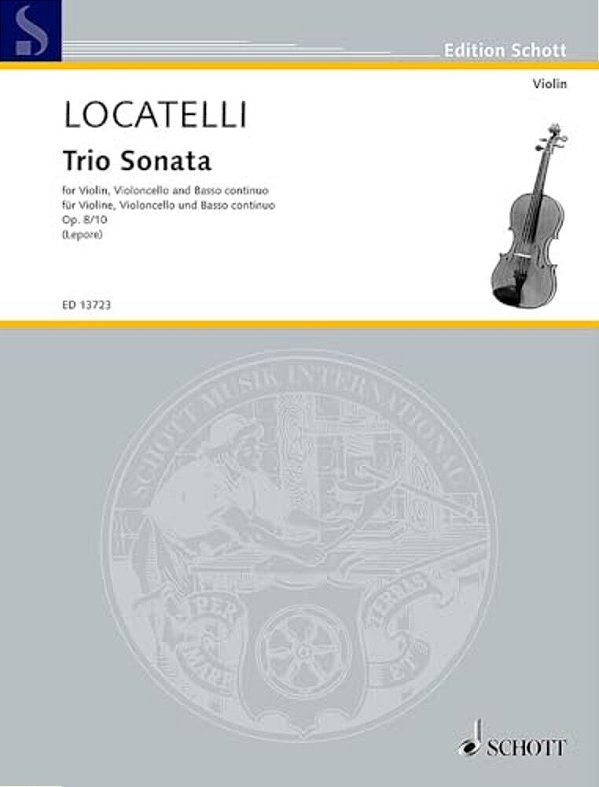 Trio Sonata, Op. 8/10: For Violin, Cello And Basso Continuo-..