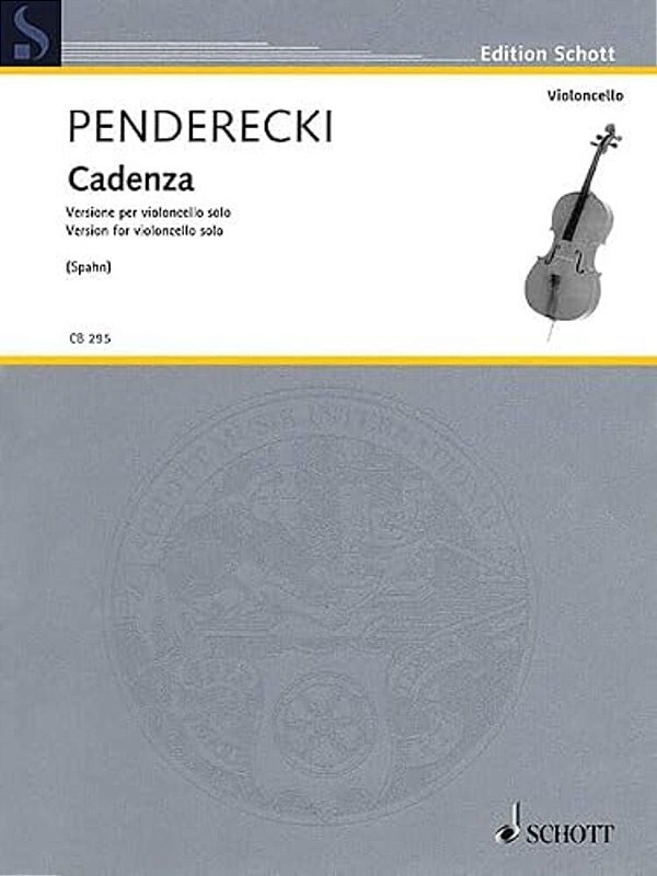 Cadenza: Version For Cello Solo-..