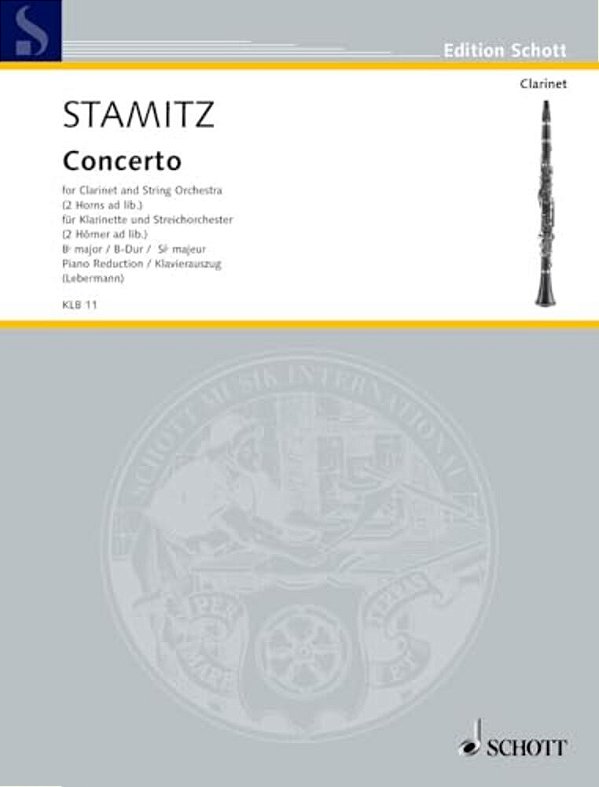 Concerto In B-Flat Major: Clarinet And Piano-..