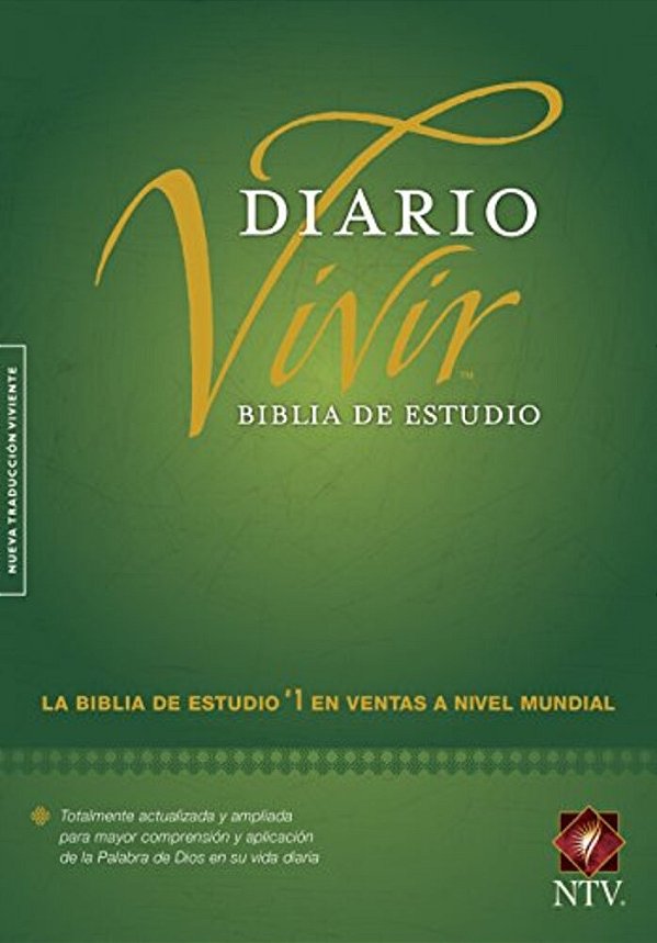 Biblia De Estudio Del Diario Vivir-Ntv-..