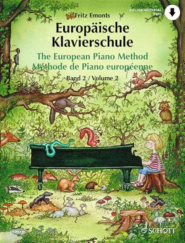 The European Piano Method - Volume 2 Book With Online Material-..