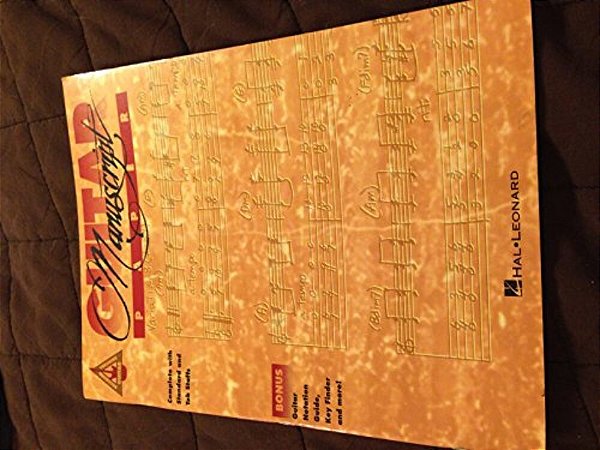 Recorded Versions Guitar Tablature Manuscript Paper-..