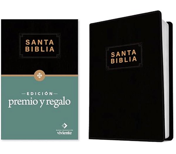 Santa Biblia Ntv, Edición Premio Y Regalo (Vinipiel, Negro, Letra Roja)-..