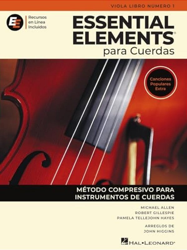 Essential Elements Para Cuerdas - Viola Libro Numero 1 - Recursos En Linea Incluidos-..