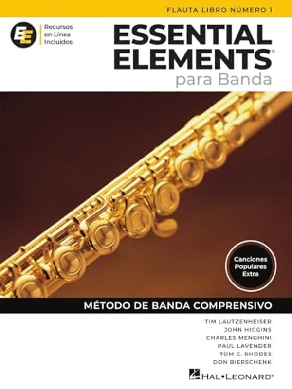Essential Elements Para Banda - Flauta Libro Numero 1 - Recursos En Linea Incluidos-..