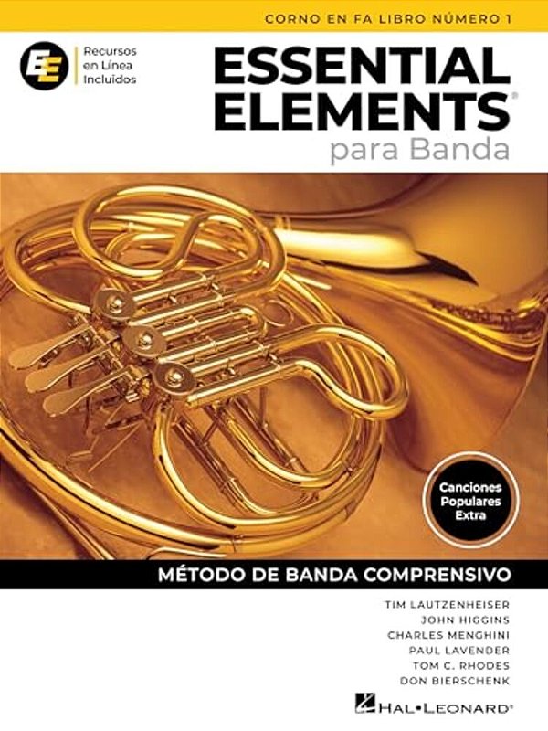 Essential Elements Para Banda - Corno En Fa Libro Numero 1 - Recursos En Linea Incluido-..