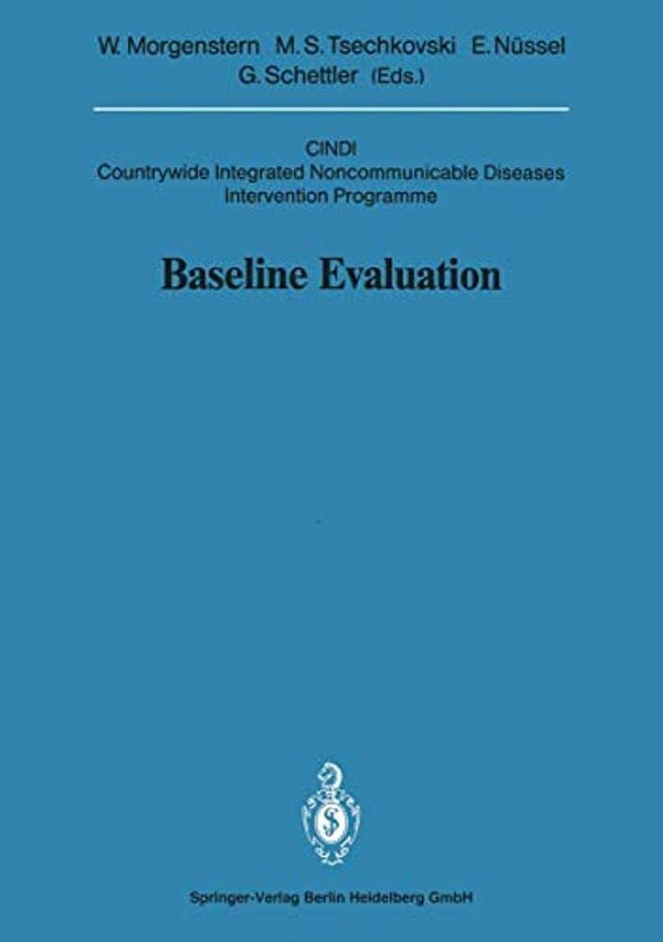 Baseline Evaluation: Cindi Countrywide Integrated Noncommunicable Diseases Intervention Programme-..