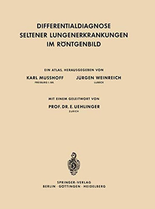 Differentialdiagnose Seltener Lungenerkrankungen Im Röntgenbild-..