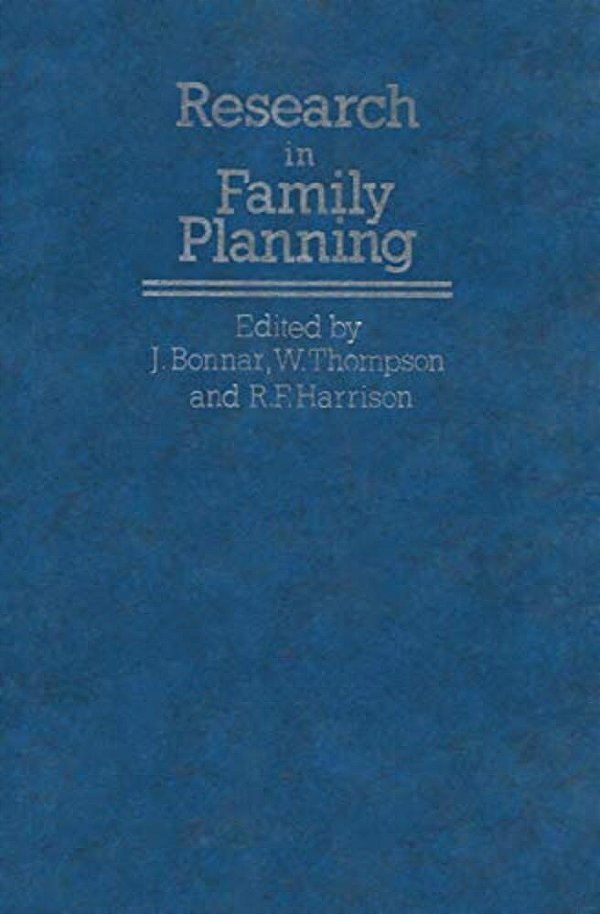 Research In Family Planning-..