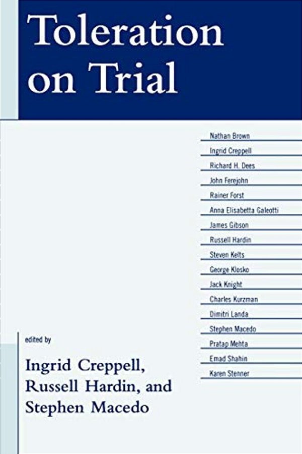 Toleration On Trial-..