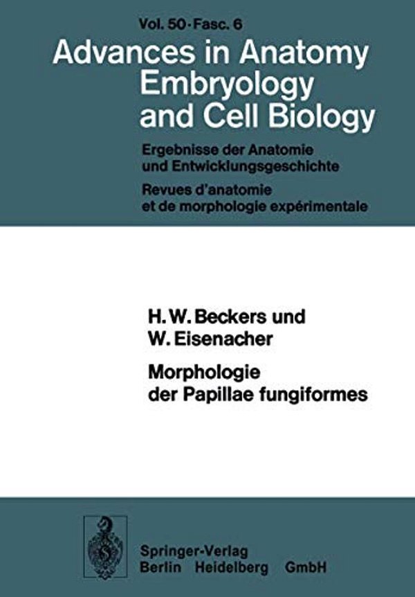 Morphologie Der Papillae Fungiformes: Rasterelektronenmikroskopische, Licht- Und Elektronenmikroskopische Untersuchungen-..