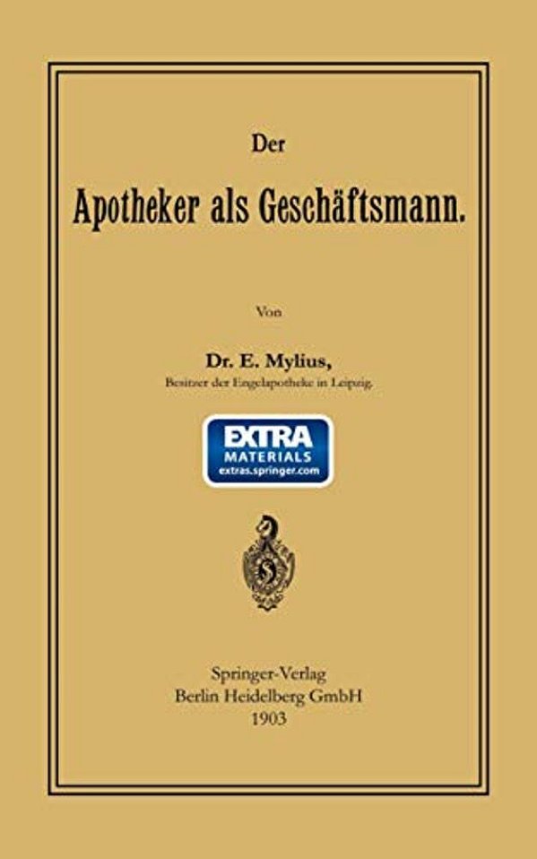 Der Apotheker Als Geschäftsmann-..