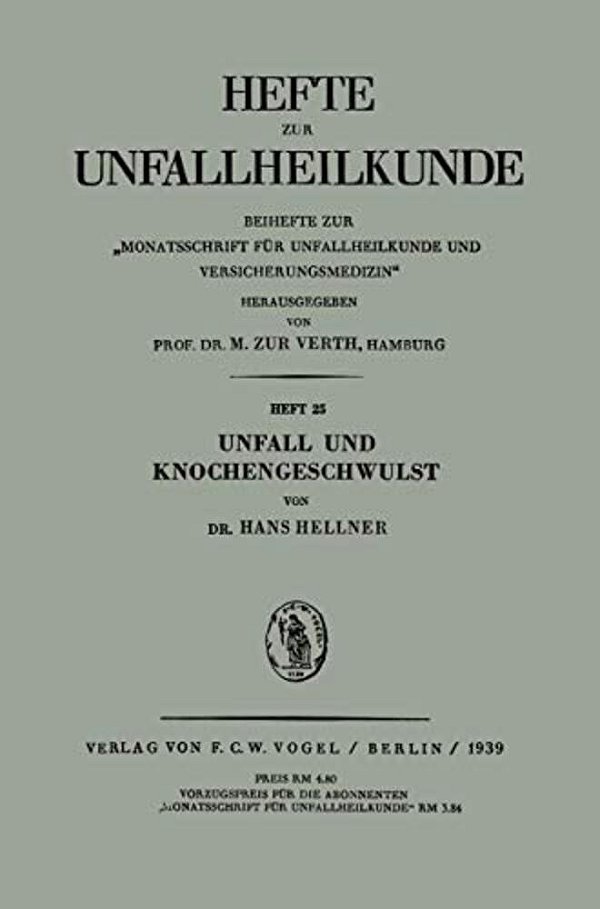 Unfall Und Knochengeschwulst-..