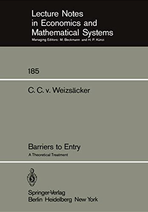 Barriers To Entry: A Theoretical Treatment-..