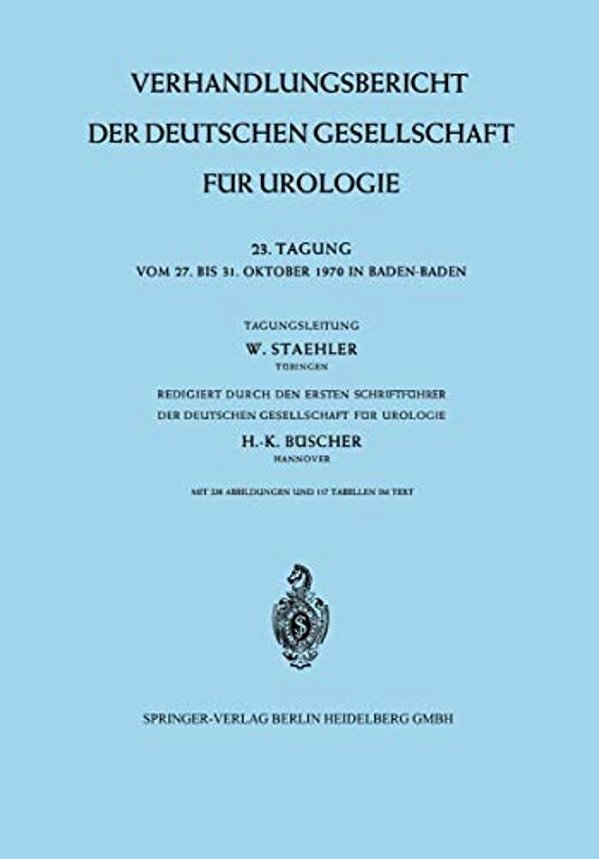 23. Tagung Vom 27. Bis 31. Oktober 1970 In Baden-Baden-..
