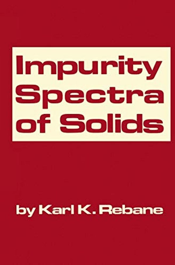 Impurity Spectra Of Solids: Elementary Theory Of Vibrational Structure-..